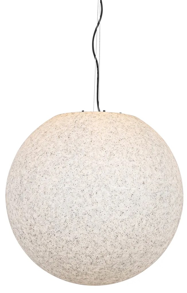 Lampada a sospensione da esterno moderna grigia 56 cm IP65 - Nura