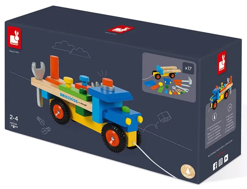 Camion da Bricolage Brico'Kids - legno
