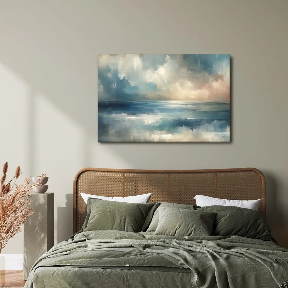 Quadro su tela – Orizzonte astratto dell’oceano