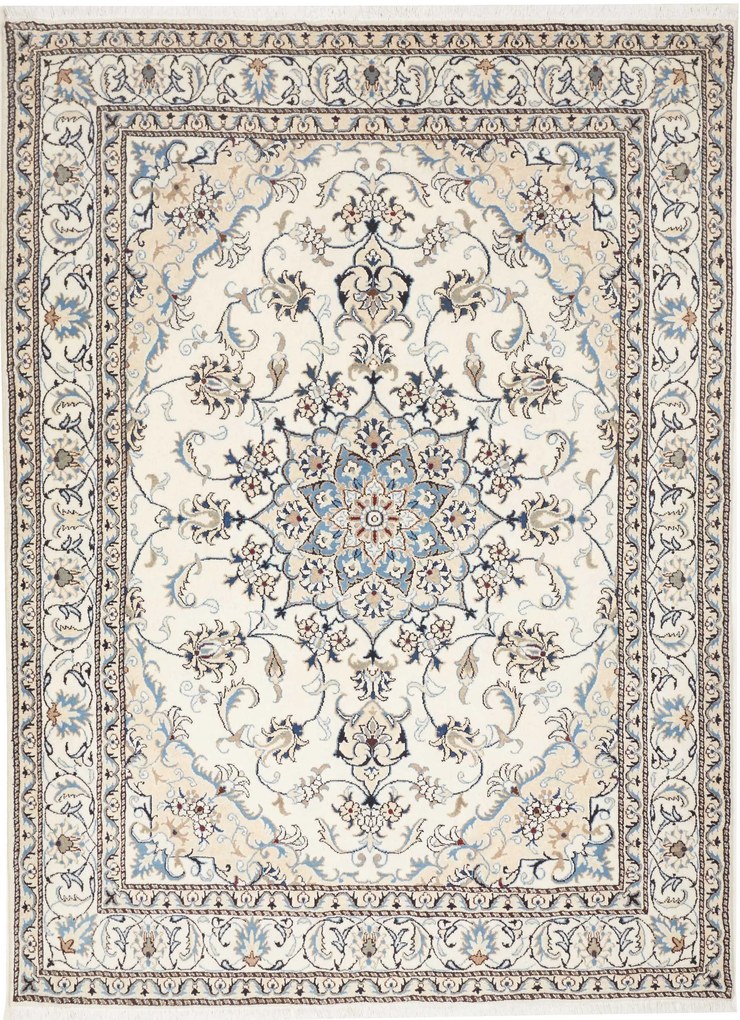 Nain Tappeto persiano 170 x 250 Beige (Iran) Annodato A Mano