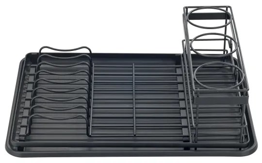 WENKO 54798100 - Scolapiatti AMY 42,5x31,5 cm nero