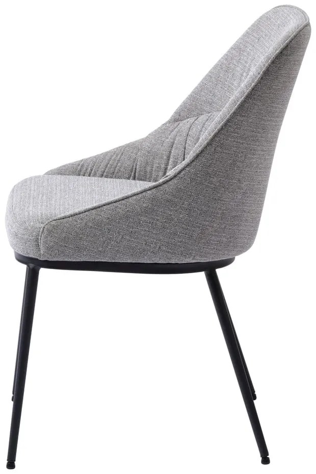 Sedie da pranzo grigie in set di 2 Meridian - Unique Furniture