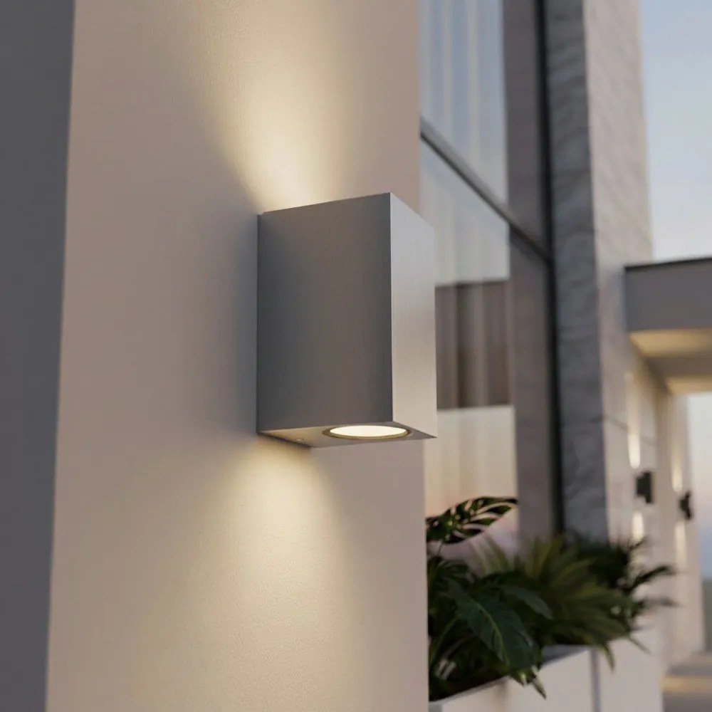Applique da Esterno Bidirezione IP65 GU10 - Inox Base GU10