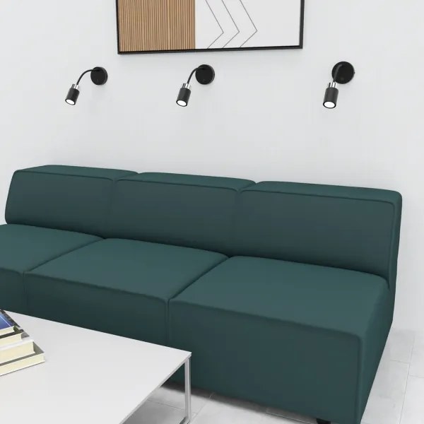 Lampada flessibile JOKER 1xGU10/8W/230V nero/cromo opaco