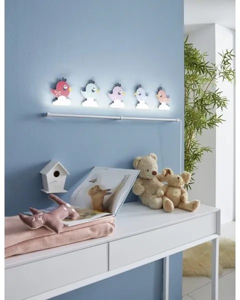 Eglo 96707 - Applique a LED per bambini SPARINO 3xLED/1,8W/230V