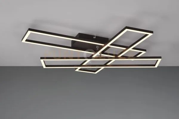 Corso plafoniera led 36w 4600lm, 2700 - 6000k 3 rettangoli metallo ...