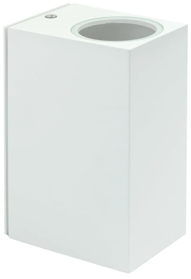 Applique Rettangolare Bidirezionale IP65 - GU10 Bianco