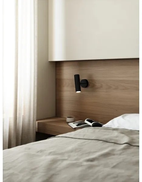 DFTP by Nordlux - Faretto da parete MIB 1xGU10/8W/230V nero