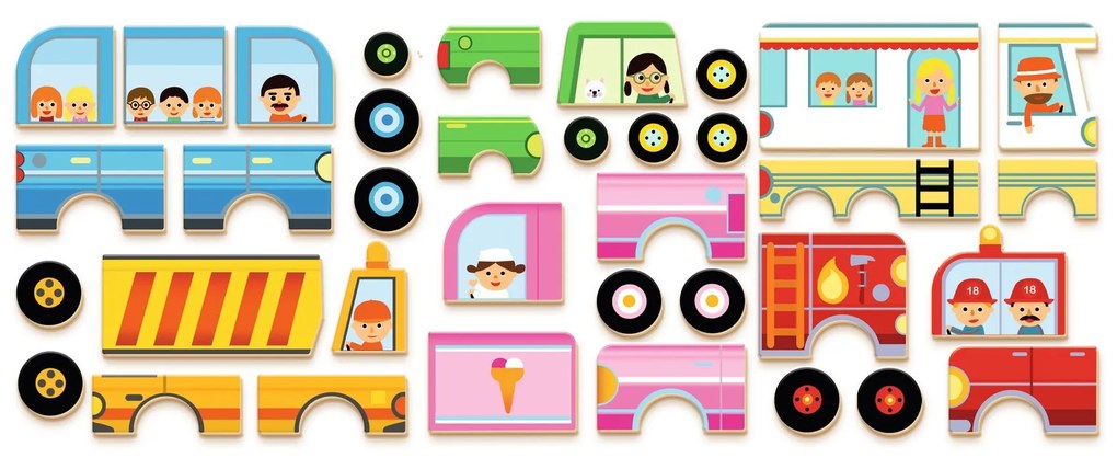 Inzebox Veicoli - Gioco magnetico