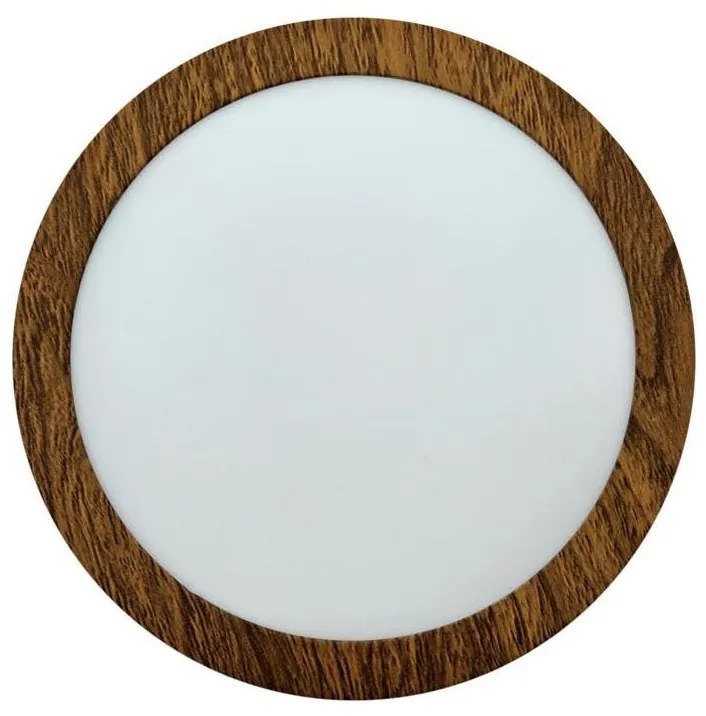 Plafoniera LED RING LED/12W/230V 4200K diametro 16 cm marrone