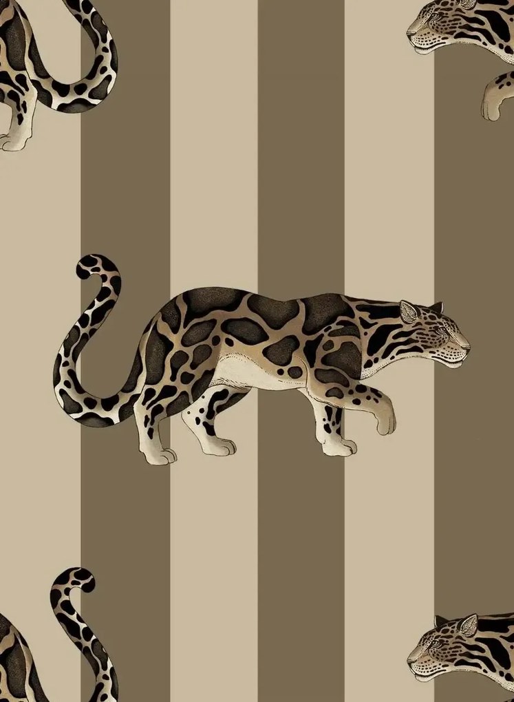 House of Hackney Carta da parati Prowl - Clay & Cedar