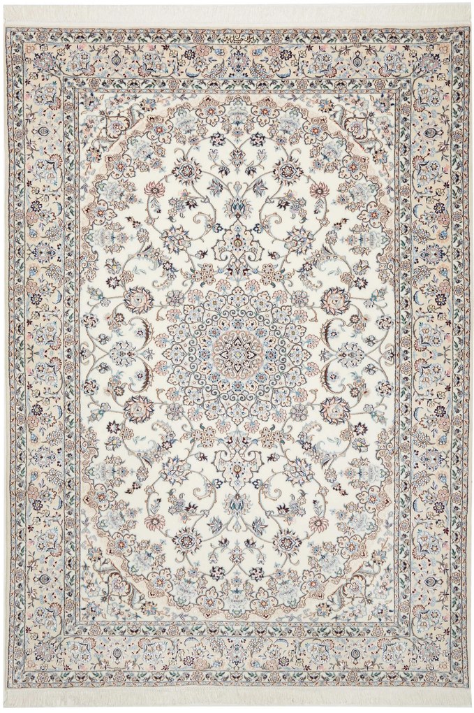 Nain Tappeto persiano 240x170 Beige (Iran) Annodato A Mano