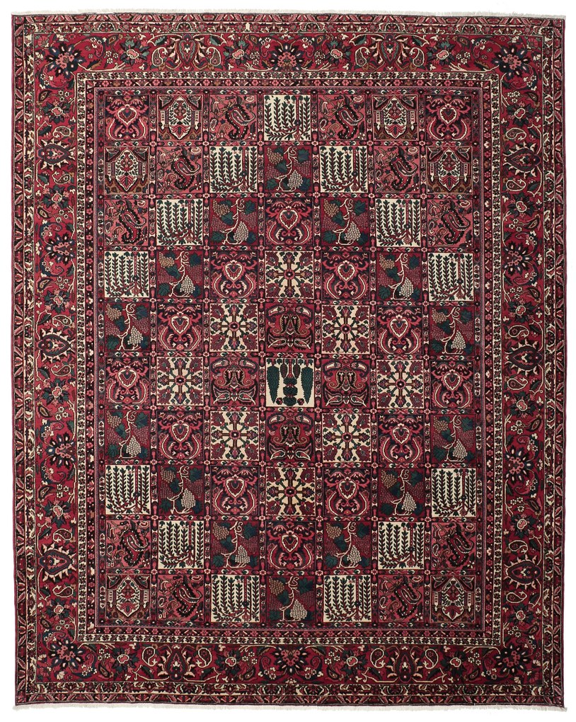 Bakhtiar Tappeto persiano 310 x 380 (Iran) Annodato A Mano
