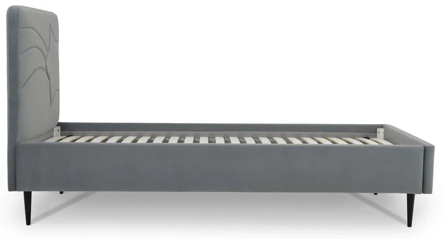 Letto grigio per bambini con contenitore 90x200 cm Star - Scandic