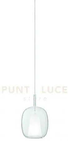 Vetro thelma 3 trasparente d.19cm h.31cm 1 luce attacco e27 base d'...