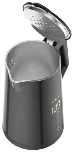 AENO - Bollitore smart con LED display 1,7 l 2200W/230V nero
