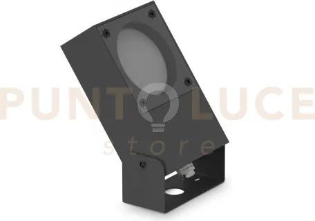Sirio proiettore da esterno 1 luce attacco gx53 ip65 nero