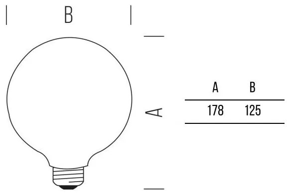 Globo 125 Stick 806lm 7,0W E27 WW DIM