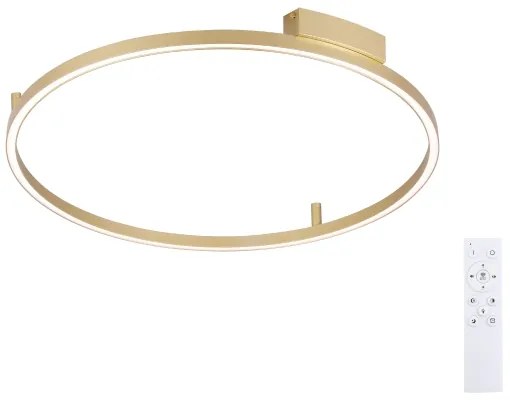 Brilagi - Lampada dimmerabile a LED PORTOFINO LED/60W/230V Ø 80 cm oro + telecomando