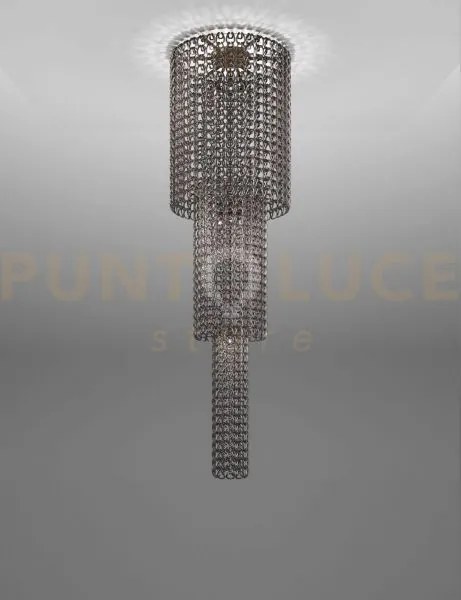 Giogali lampadadario a soffitto ca1 cristallo nickel nero e bronzo ...