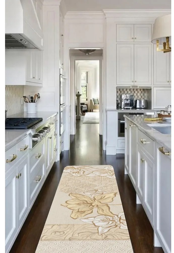 Runner beige lavabile 58x140 cm Sandy - Oyo Concept