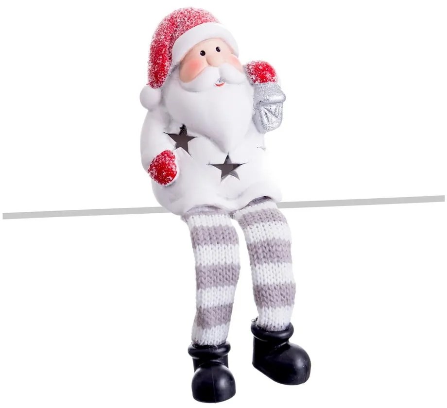 Decorazione luminosa rossa e bianca con motivo natalizio Santa Claus - Casa Selección