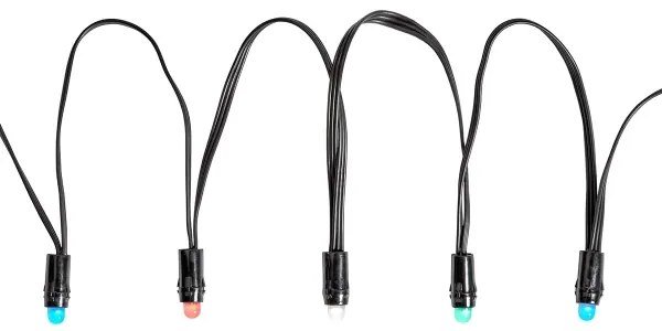 Nedis WIFILP01C48 - Catena natalizia LED RGB da esterno 48xLED 13,8m IP65 Wi-Fi Tuya