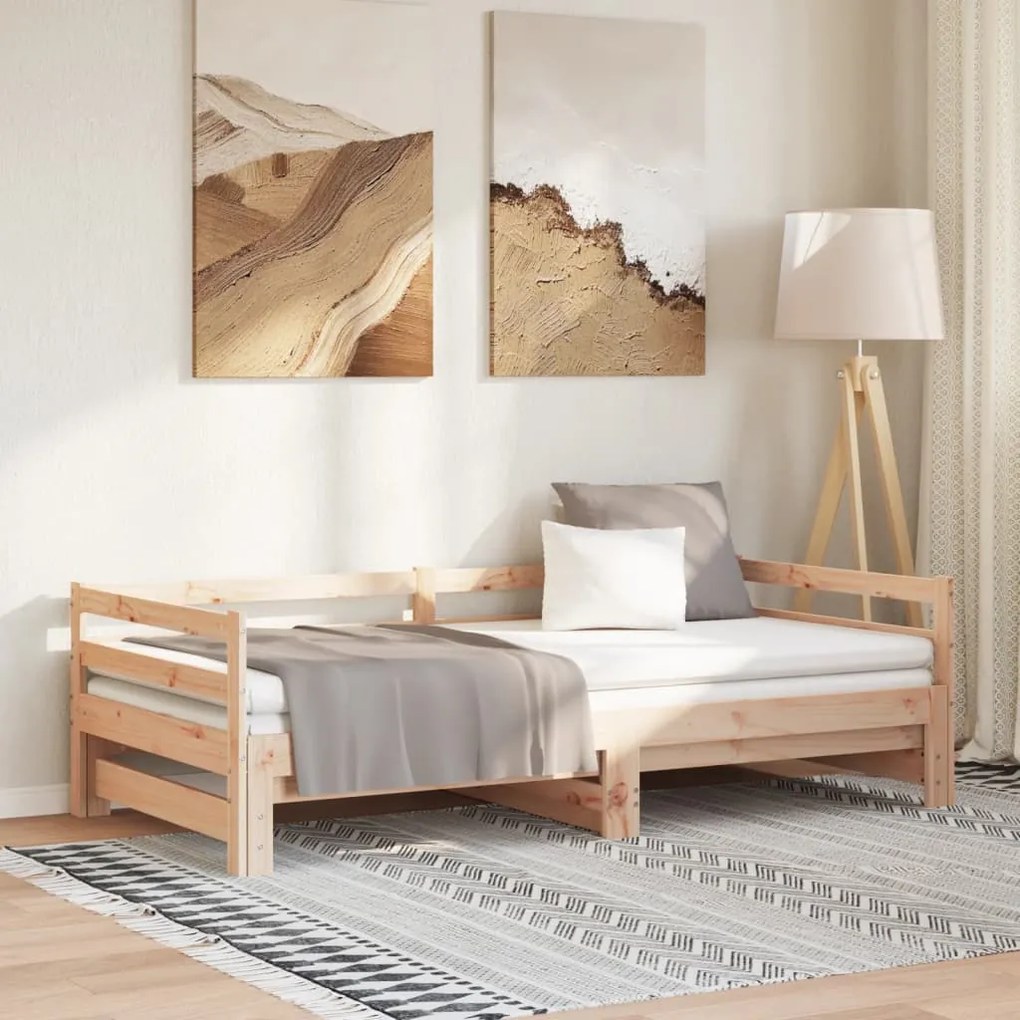 Lettino Estraibile Senza Materasso 80x200 Cm /