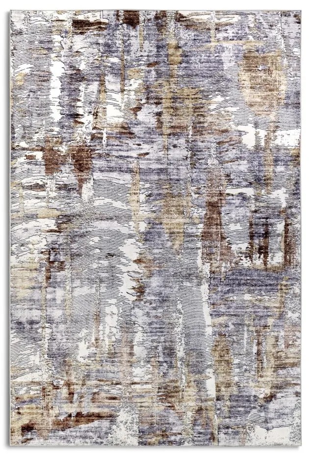 Tappeto grigio 200x290 cm Malard Copper Gold - Elle Decoration