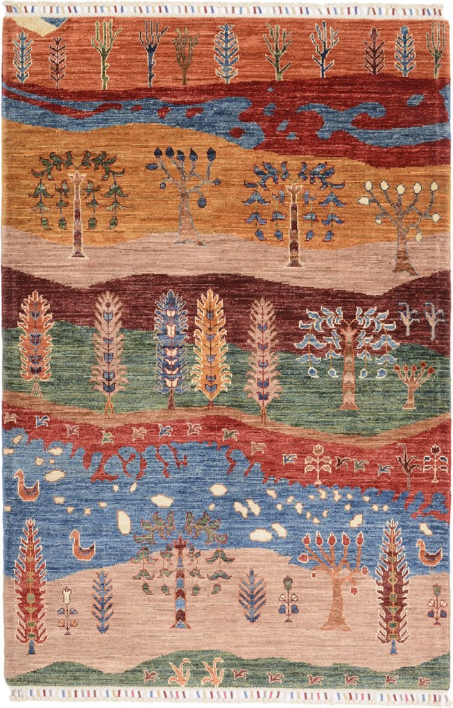 Samarkand Tappeto orientale 120x180 (Pakistan) Annodato A Mano