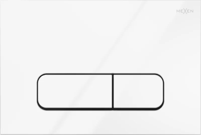 Mexen Fenix Air 02 pulsante di sciacquo pneumatico, bianco lucido - 6A0200