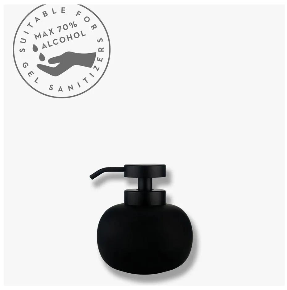 Dispenser di sapone in ceramica nera 200 ml Lotus - Mette Ditmer Denmark