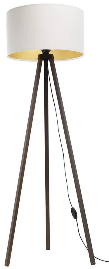 Lampada da terra STANDART 1xE27/60W/230V bianco/marrone