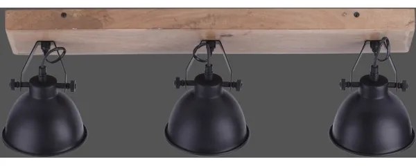 Leuchten Direkt 11983-18 - Faretto SAMIA 3xE14/40W/230V nero