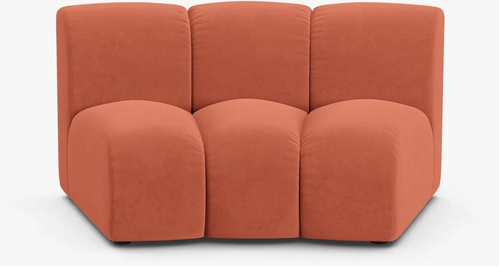 Modulo semicircolare Lupine in velluto Venus – L154 cm