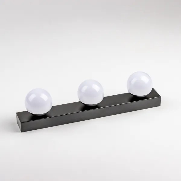 Brilagi - Illuminazione LED per specchio da bagno HOLLYWOOD 3xLED/3W/230V IP44 nero