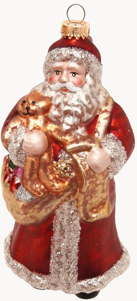 Addobbo albero di Natale dipinto a mano Nostalgic Santa