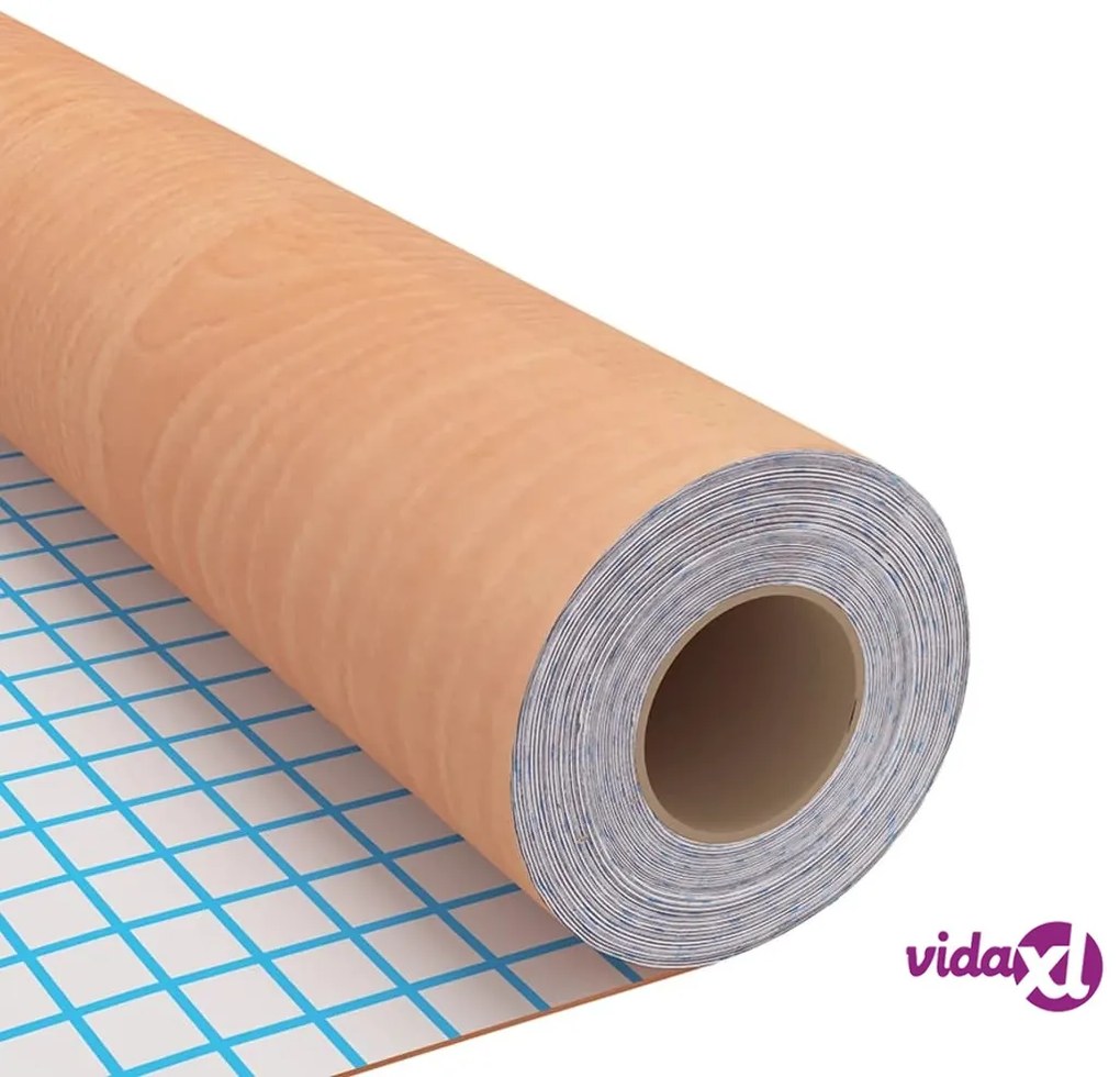 vidaXL Pellicola Autoadesiva per Mobili Rovere Giapponese 500x90cm PVC