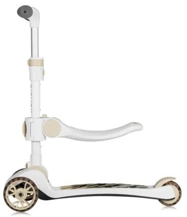 Lionelo - Monopattino 2 in 1 per bambini FRANKY bianco/beige