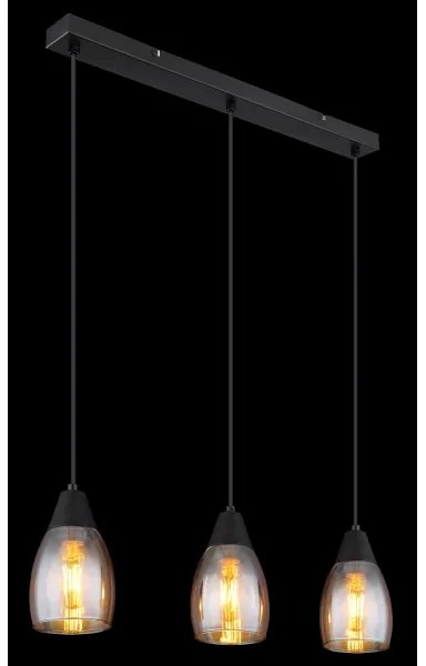 Globo 15705-3H - Lampadario a sospensione con filo REID 3xE27/15W/230V