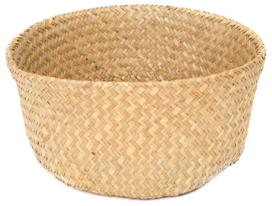 Cesto portaoggetti in seagrass chiaro , ⌀ 27 cm - Compactor