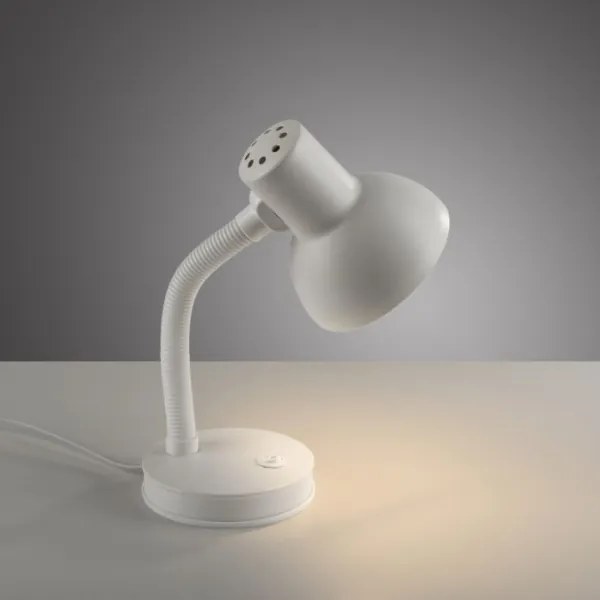 JUST LIGHT. 11080-16 - Lampada da tavolo flessibile FLEXI 1xE27/25W/230V bianca