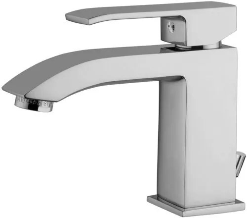 Paffoni Level Les075st Miscelatore Lavabo Leva Standard Con Piletta e scarico automatico Steel Acciaio