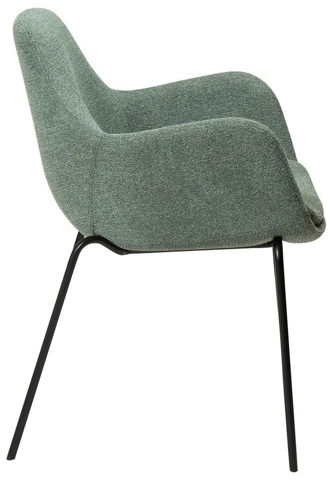 Poltrona verde chiaro in tessuto bouclé Zimmer - DAN-FORM Denmark