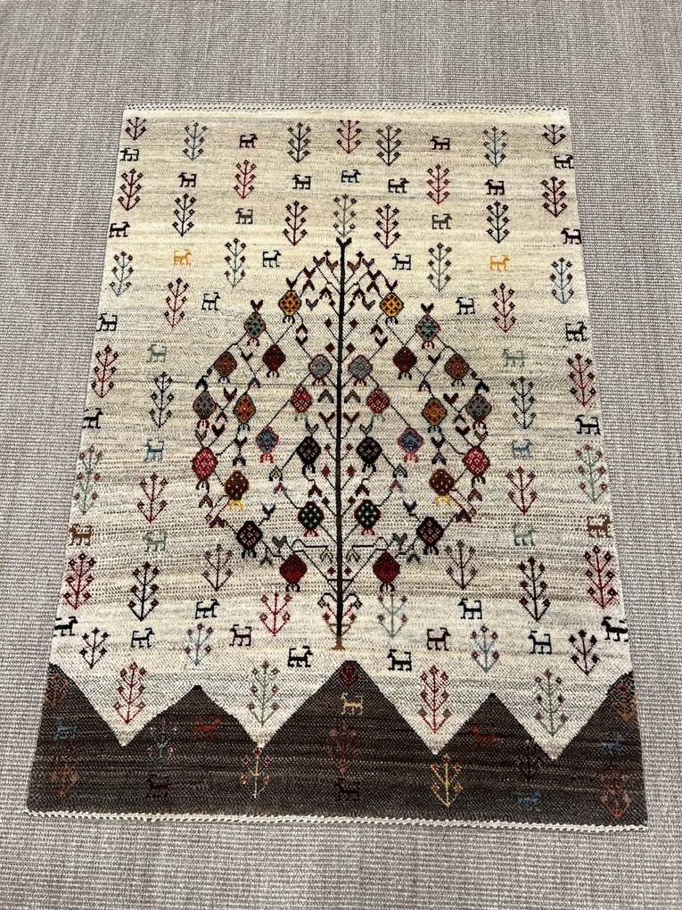 Loribaft Tappeto persiano 100x150 Beige (Iran) Annodato A Mano