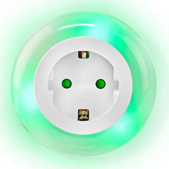 Luce LED da notte con sensore LED/0,6W/230V