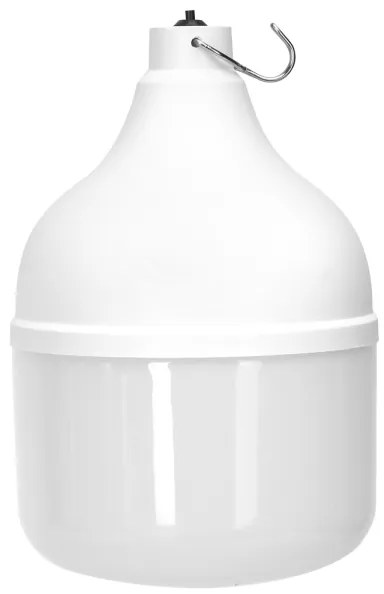 Aigostar - Lampadario solare a LED con sensore, 70W/12V, batteria 6000 mAh, 6500K, Ø 12 cm