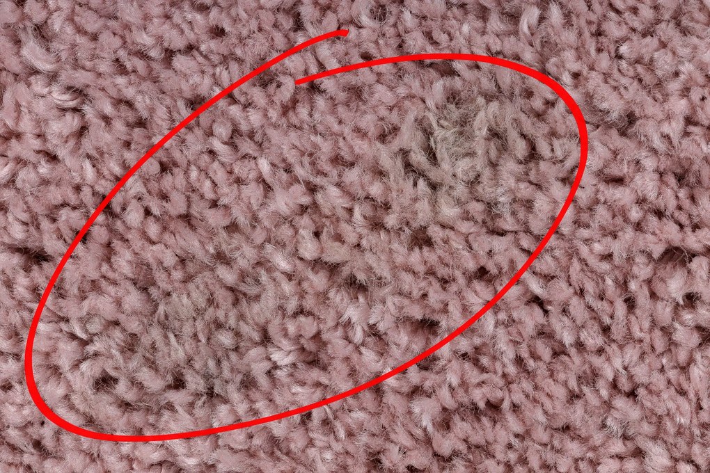 Tappeto BERBER 9000 rosa Frange berbero marocchino shaggy - PRODOTTO DI SECONDO GRADO