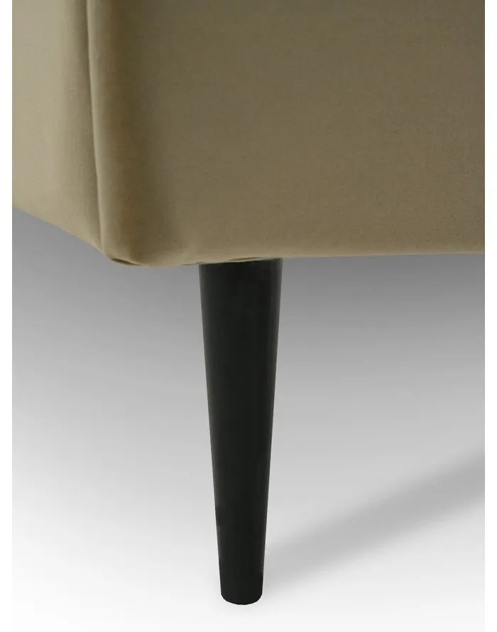 Letto per bambini beige con contenitore 120x200 cm Mercury - Scandic