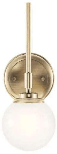 Kichler KL-BENNO1-CPZ - Lampada LED da bagno BENNO 1xG9/3W/230V IP44 ottone